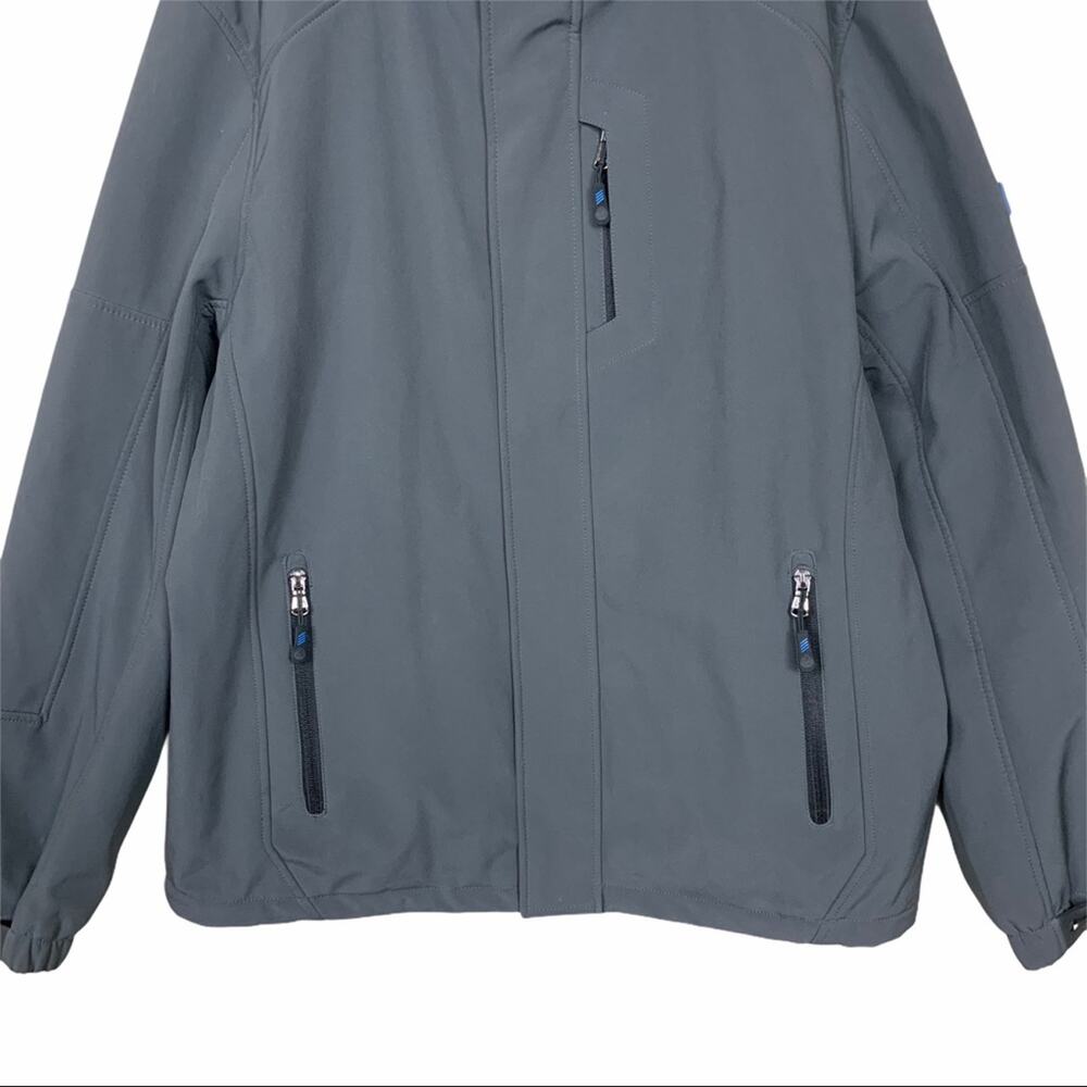 Calvin Klein Soft Shell Jacket Slate Gray Size L - image 5
